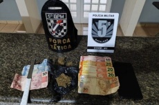  Jovem é preso por tráfico de drogas em Coxim 