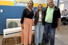  Com quase R$ 2 milhões investidos na educação, Lia Nogueira amplia climatização de escola em Dourados 