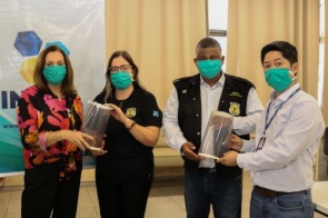 Missão Caiuá e Agepen recebem doação de protetores faciais da Inova Unigran