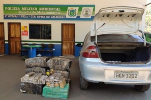 Paulista com habilitação falsa é preso transportando 229 kg de maconha