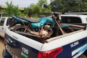 Presa por furto de moto no Itahum mentiu o nome à polícia