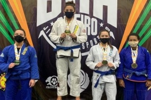 Atleta de MS conquista dois ouros em nacional de jiu-jitsu