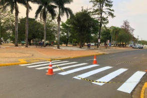 Detran-MS dá início a obras de sinalização viária em oito municípios do interior