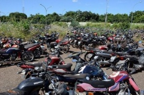 Mais de 400 motocicletas estão disponíveis em leilão de sucata aproveitável
