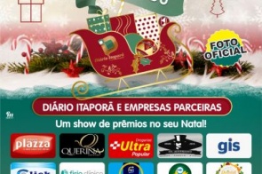 Promoção “Natal Premiado”: Diário Itaporã e empresas parceiras realiza um Show de prêmios no seu Natal