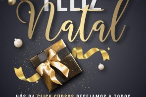 A equipe da CLICK CURSOS de Itaporã deseja a todos um Feliz Natal