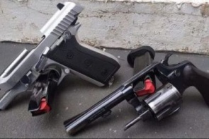 Três suspeitos são presos portando armas de fogo ilegalmente em MS