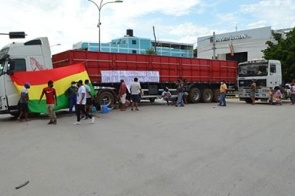 Fronteira entre Corumbá e Bolívia está fechada para o transporte de cargas