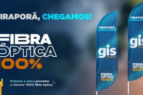 GIS disponibilizará primeira internet 100% fibra óptica em Piraporã