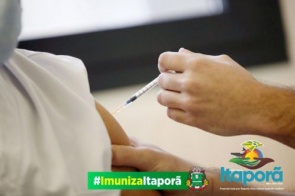 Itaporã recebe mais 636 doses de vacina contra COVID-19