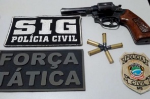 Ação conjunta das Polícias Civil e Militar impede roubo e sequestro em Deodápolis