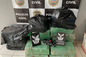 Polícia Civil apreende mais de 300kg de maconha em residência em MS
