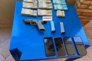 Brasileiros são presos no Paraguai com pistola e R$ 52 mil
