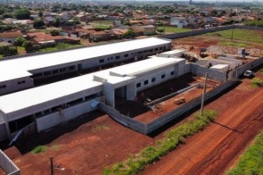 Nova sede do DOF em Dourados está com metade da obra concluída