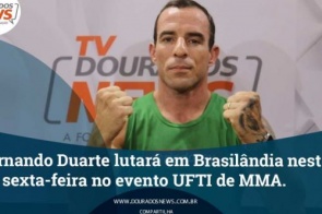 Fernando Duarte lutará em Brasilândia nesta sexta-feira no evento UFTI de MMA