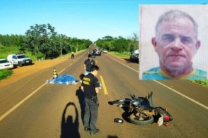 Motociclista se envolve em acidente e morre na BR-376