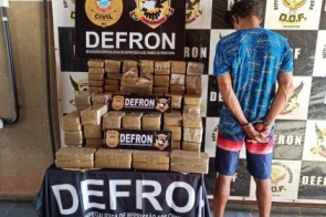 Morador de Itaporã é preso pela Defron com 213 quilos de cocaína em Dourados