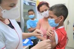 Com vacinação infantil, Capital atinge 75% da população com a primeira dose