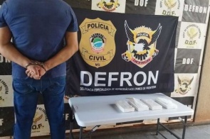 Com cerca de R$ 200 mil em cocaína, homem é preso por tráfico