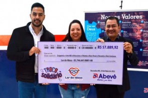Abevê Supermercados entrega R$57.889,92 da campanha Troco Solidário