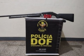 DOF prende um evadido da justiça e homem com espingarda em Ponta Porã