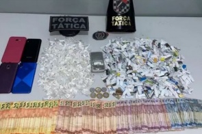 Polícia fecha "boca de fumo" e apreende 730 papelotes de cocaína