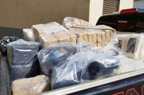 Apreensão recorde de cocaína em Dourados é levada para incineração