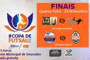 Finais da 2ª Copa Abevê/Leve Max de Futsal serão realizadas nesta terça e quarta-feira