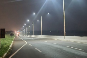 Novo sistema de iluminação entre Dourados e Itaporã garante economia de quase R$ 650 mil ao Estado