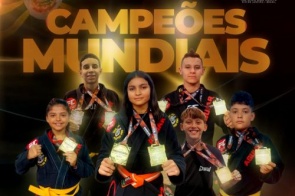 Equipe Aguiar Jiu-Jitsu/MMA conquista 9 medalhas de ouro no Campeonato Mundial de Jiu-Jitsu Desportivo no Rio de Janeiro