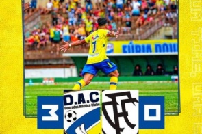 DAC estreia no Estadual 2024 vencendo o Corumbaense por 3 a 0