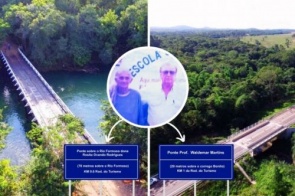 Pontes da 'Rodovia do Turismo' recebem nomes de precursores do desenvolvimento sustentável em Bonito
