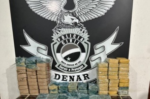 Cinco foram presos com quase 100 quilos de cocaína e pasta base
