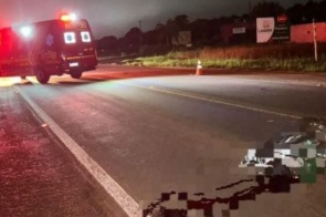Homem morre atropelado na BR-463; motorista foge sem prestar socorro