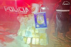 DOF prende casal com mais de 170 quilos de maconha em Laguna Carapã