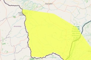 Inmet coloca 16 cidades em alerta de perigo para tempestades em MS