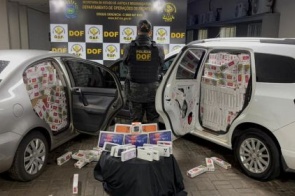 DOF apreende quase 4,5 mil pacotes de cigarros contrabandeados em Dourados