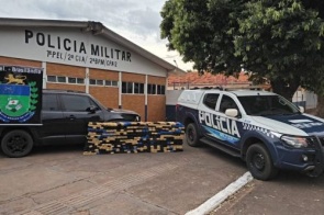 Carga de 443 quilos de maconha é apreendida após perseguição na BR-158