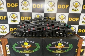 DOF apreende quase 70kg de cocaína durante bloqueio policial na MS-164