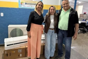 Com quase R$ 2 milhões investidos na educação, Lia Nogueira amplia climatização de escola em Dourados