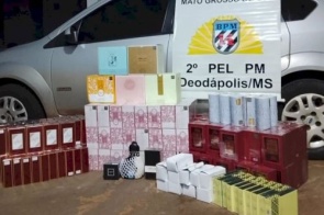 Polícia apreende carga de perfumes avaliada em R$ 100 mil