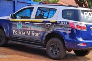 Polícia Militar cumpre mandado de prisão preventiva na COHAB, em Itaporã
