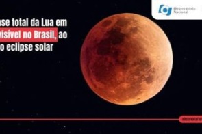 Com transmissão ao vivo, eclipse quase total da lua poderá ser visto em MS