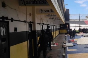 Força-tarefa realiza pente-fino na PED em busca de material ilícito dentro do presídio