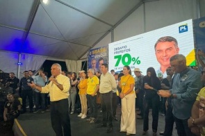 Riedel e Reinaldo mobilizam 70 prefeitos por votos para Flávio em MS