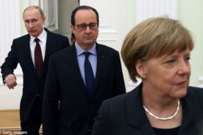Putin, Merkel e Hollande concordam em promover cooperação contra o terrorismo