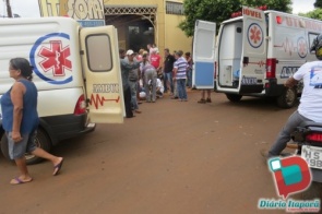 Acidente na Aral Moreira entre Camionete e Moto deixa jovens feridas