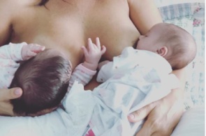 Ivete Sangalo posta foto amamentando e celebra 1º Dia das Mães com filhas gêmeas