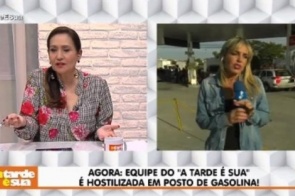 Repórter de Sonia Abrão é hostilizada em cobertura da greve dos caminhoneiros