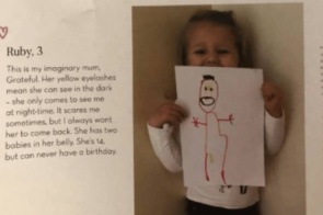 Criança de 3 anos desenha fantasma que a assombra a noite